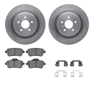 R1 Concepts WFWH1-63169 E- Line Series Brake Rotor W/ Ceramic Brake Pads & Hdw